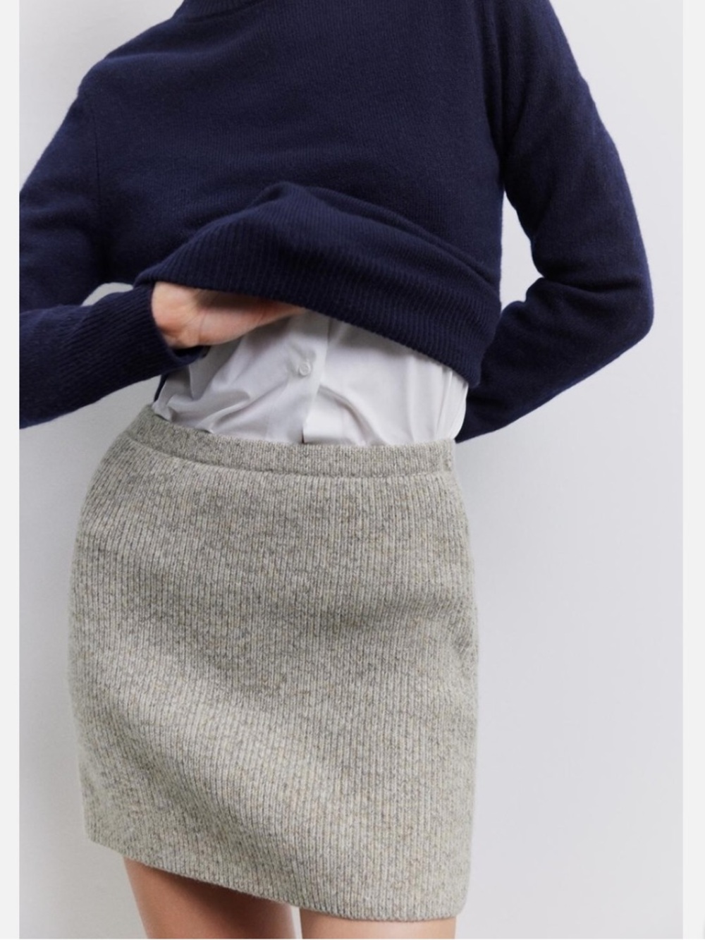 Zara Wool blend skirt